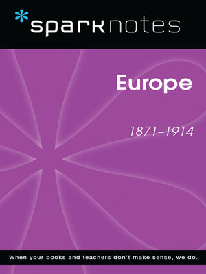 cover image of Europe (1871-1914) (SparkNotes History Note)